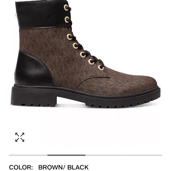 Michael Kors women’s size 10 Alistair lace up combat boots - Picture 2 of 12